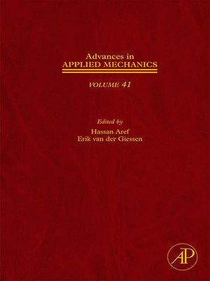 cover image of Advances in Applied Mechanics